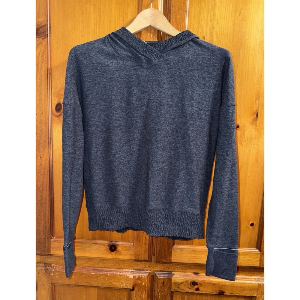 Lululemon Hoodie Hoody Lead The Pack Women's 4 Heathered Gray Grape Long Sleeve